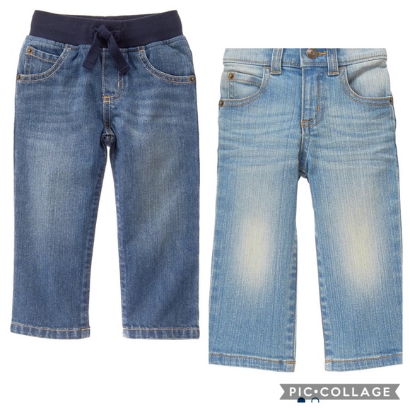 🔹NWT bundle of 2 Gymboree jeans pull on & straight 2T